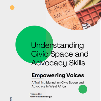 CiviConnect manual ''UnderstandingCivic Space andAdvocacy Skills''